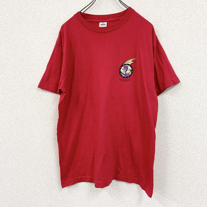 Print star　プリントスター　半袖アニメプリントTシャツ　チキチキマシン猛レース　赤　レッド　Lサイズ