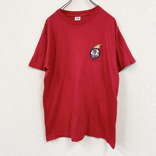 Print star　プリントスター　半袖アニメプリントTシャツ　チキチキマシン猛レース　赤　レッド　Lサイズ