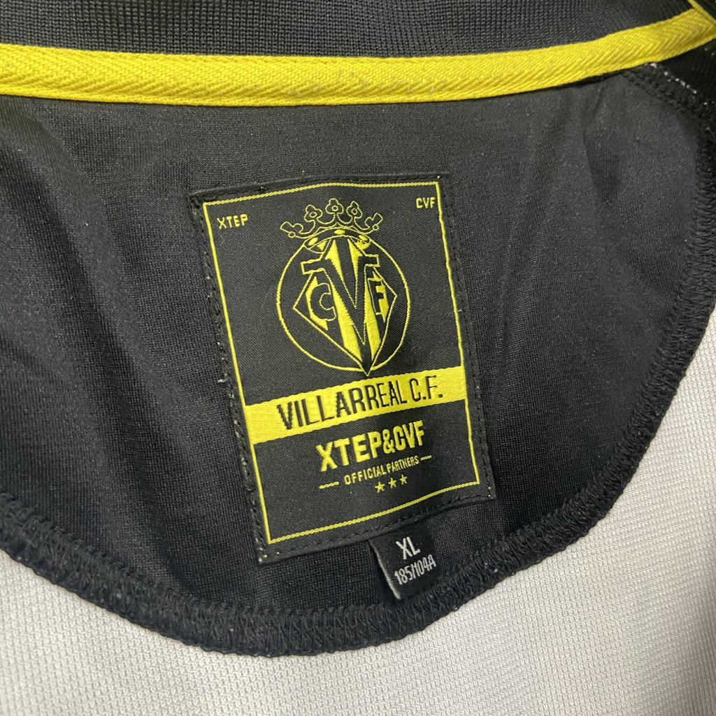 VILLARREAL C.F.　トラックジャケット/ジャージ　黒　ブラック　XLサイズ