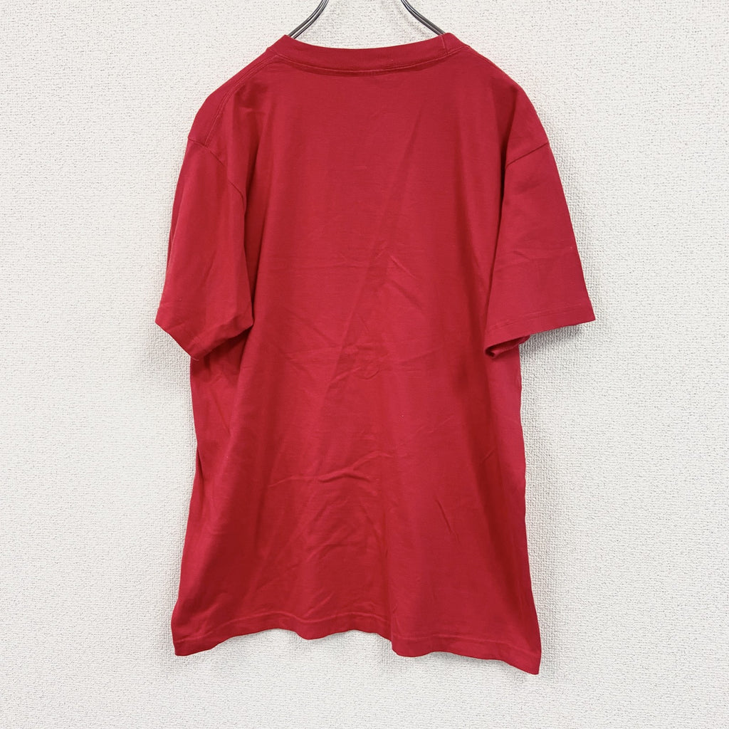 Print star　プリントスター　半袖アニメプリントTシャツ　チキチキマシン猛レース　赤　レッド　Lサイズ