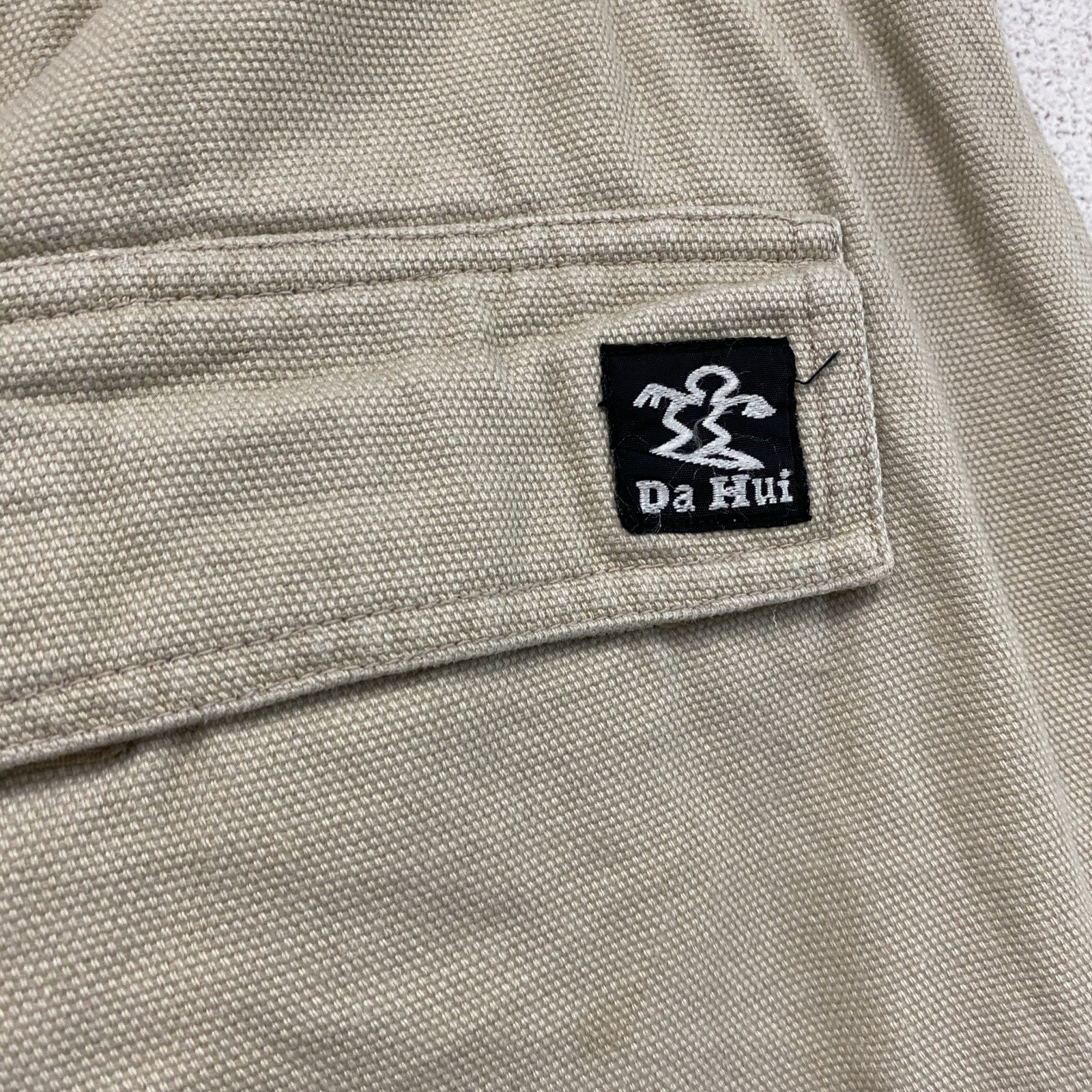 90s　DA HUI　ダフイ　ハーフパンツ/ショートパンツ　カーゴパンツ　ヴィンテージ　ベージュ　Lサイズ