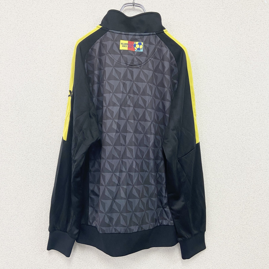 VILLARREAL C.F.　トラックジャケット/ジャージ　黒　ブラック　XLサイズ