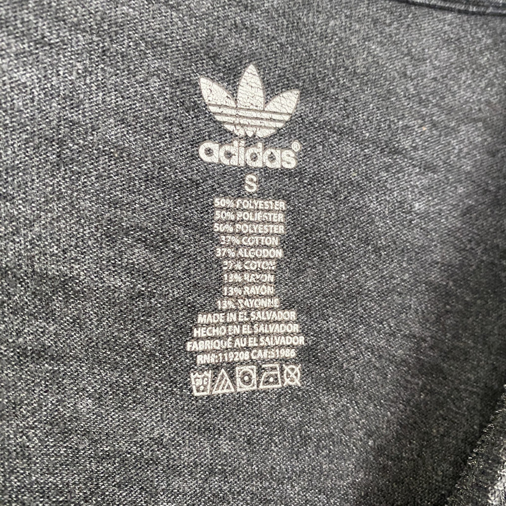 古着 used　adidas　アディダス　半袖プリントTシャツ　サンアントニオスパーズ　バスケ　ダークグレー　Sサイズ