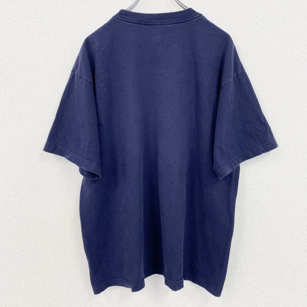 古着 used　Reebok　リーボック　半袖プリントＴシャツ　ロサンゼルスチャージャーズ　フットボール　ネイビー　Lサイズ