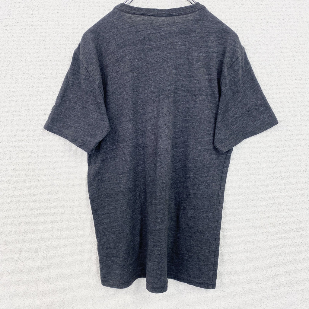 古着 used　adidas　アディダス　半袖プリントTシャツ　サンアントニオスパーズ　バスケ　ダークグレー　Sサイズ