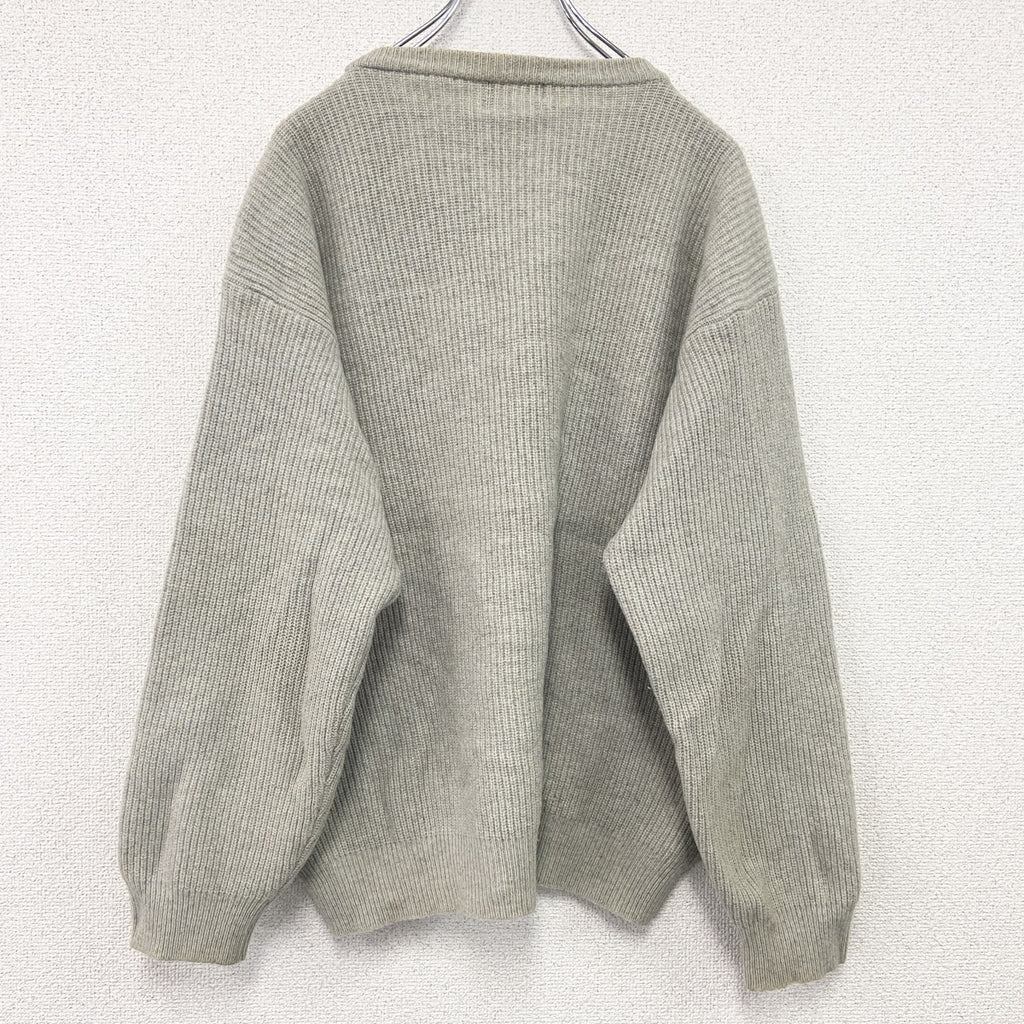 90s　ROBE DI KAPPA　カッパ　ニットセーター　ヴィンテージ　ベージュ　2XLサイズ