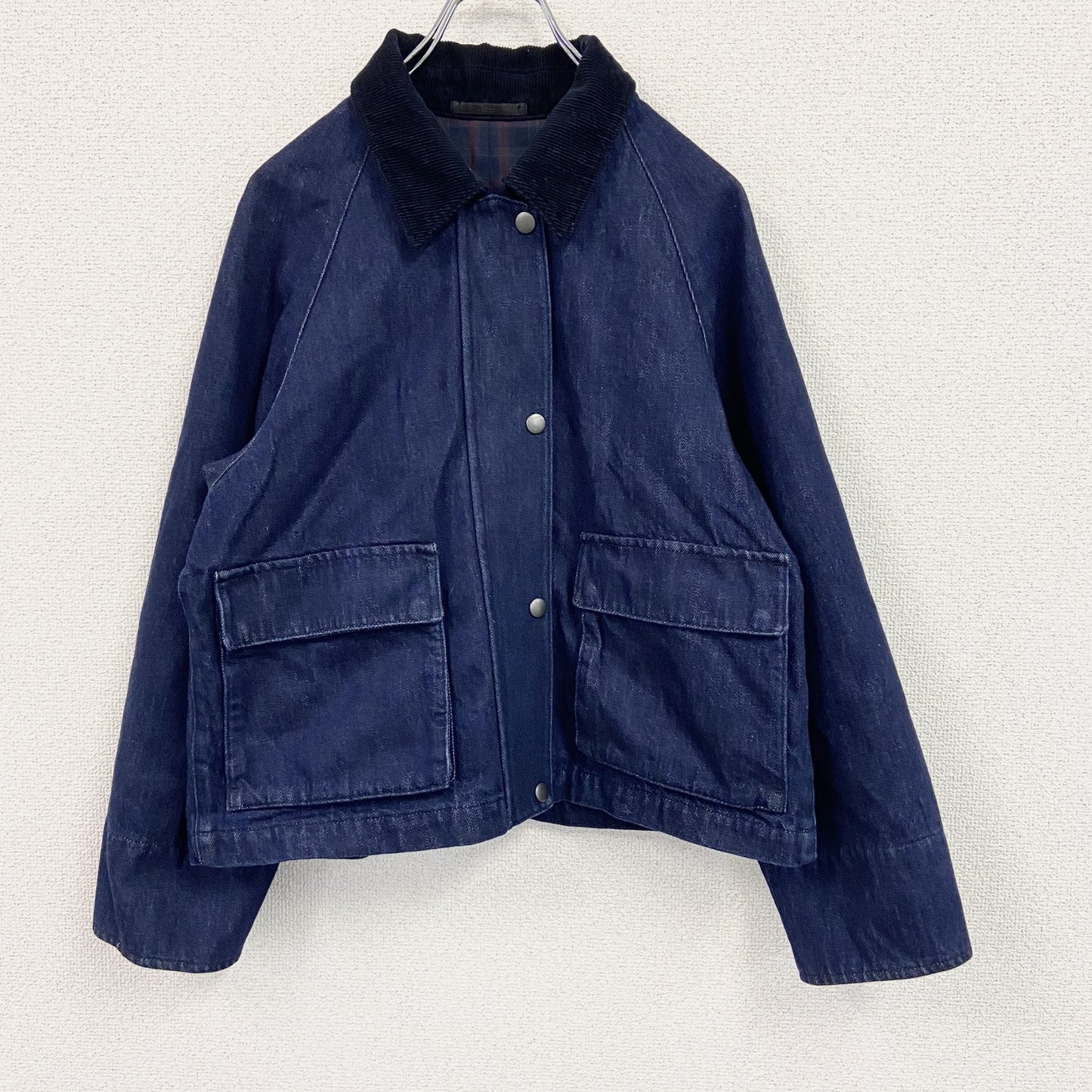 UNIQLO　ユニクロ　ユーティリティーショートジャケット/デニムジャケット　インディゴ　Mサイズ