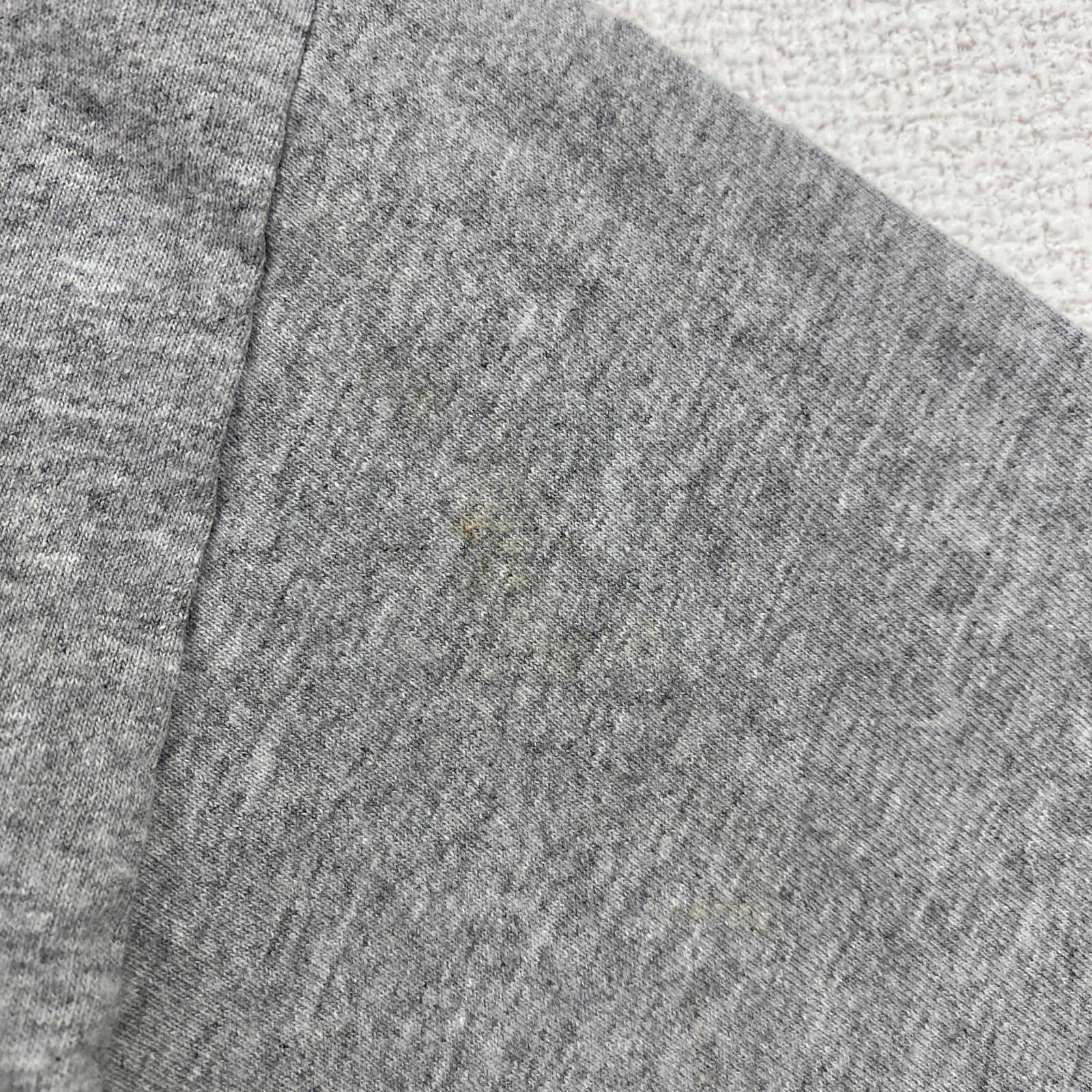 古着 used　Champion　チャンピオン　半袖クルーネックプリントＴシャツ　シアトル　サッカー　グレー　Lサイズ