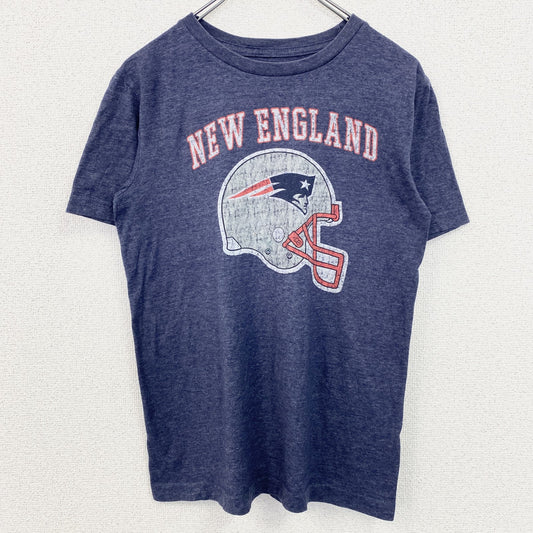 古着 used　NFL　メキシコ製　半袖プリントＴシャツ　ニューイングランドペイトリオッツ　フットボール　ネイビー　XLサイズ