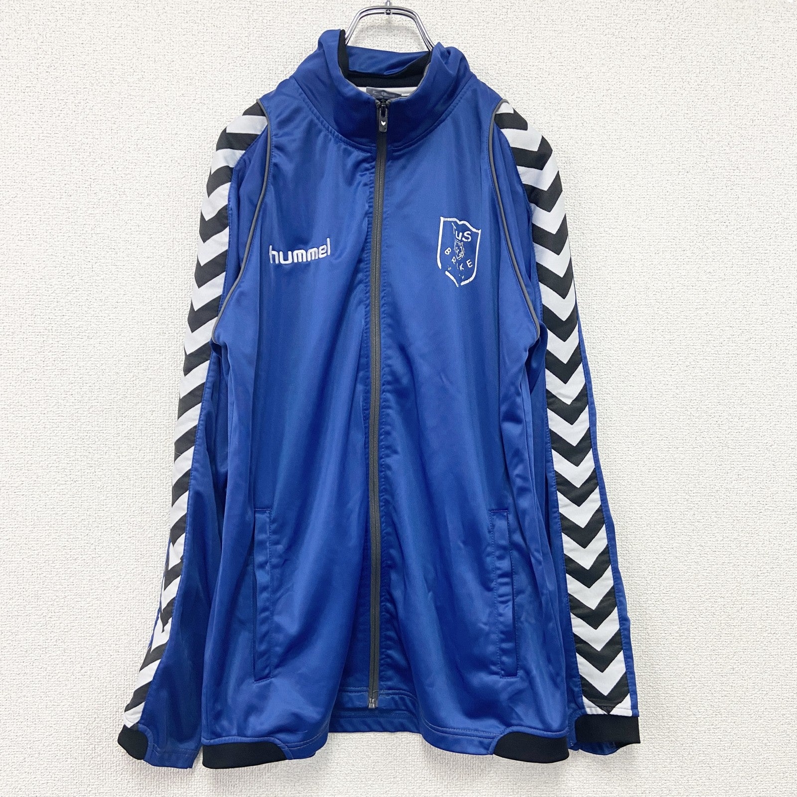 hummel　ヒュンメル　トラックジャケット/ジャージ　青　ブルー　Lサイズ