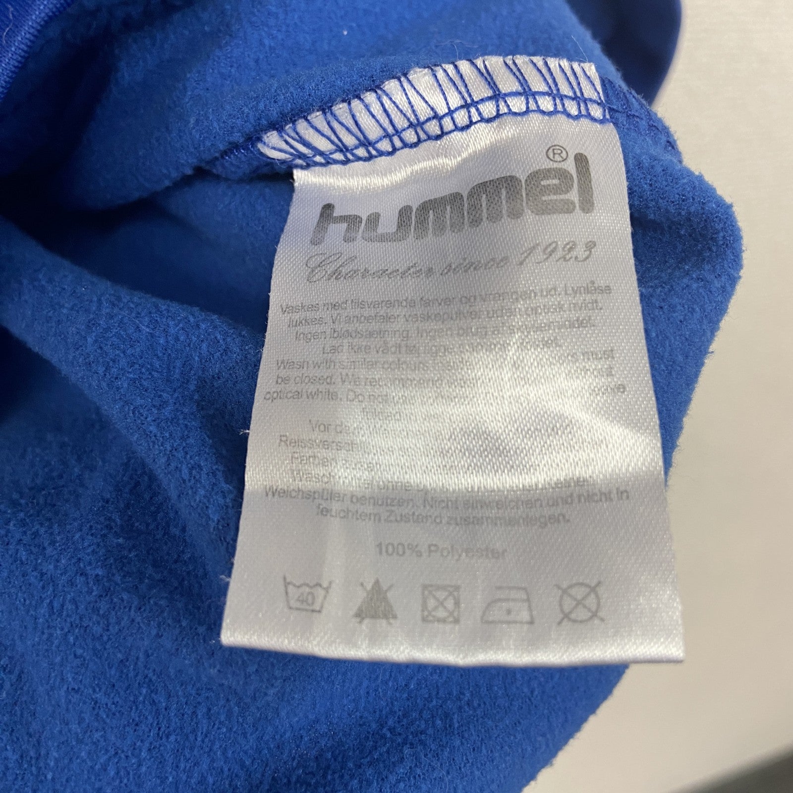 hummel　ヒュンメル　トラックジャケット/ジャージ　青　ブルー　Lサイズ