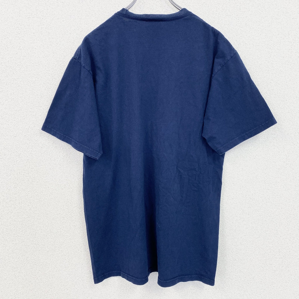 古着 used　NIKE　ナイキ　半袖クルーネックプリントＴシャツ　ミルウォーキーブルワーズ　野球　ネイビー　Lサイズ