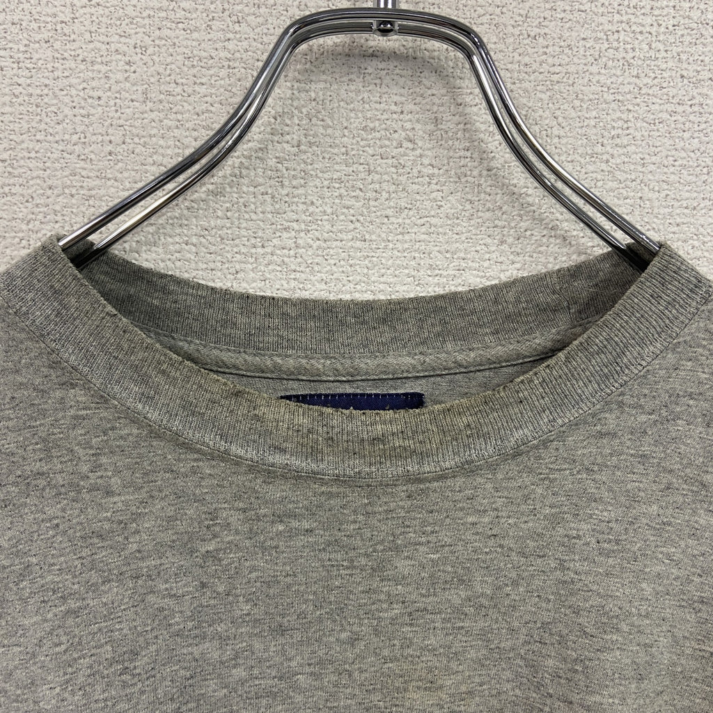 MEOSHE　半袖プリントTシャツ　灰色　グレー　Lサイズ
