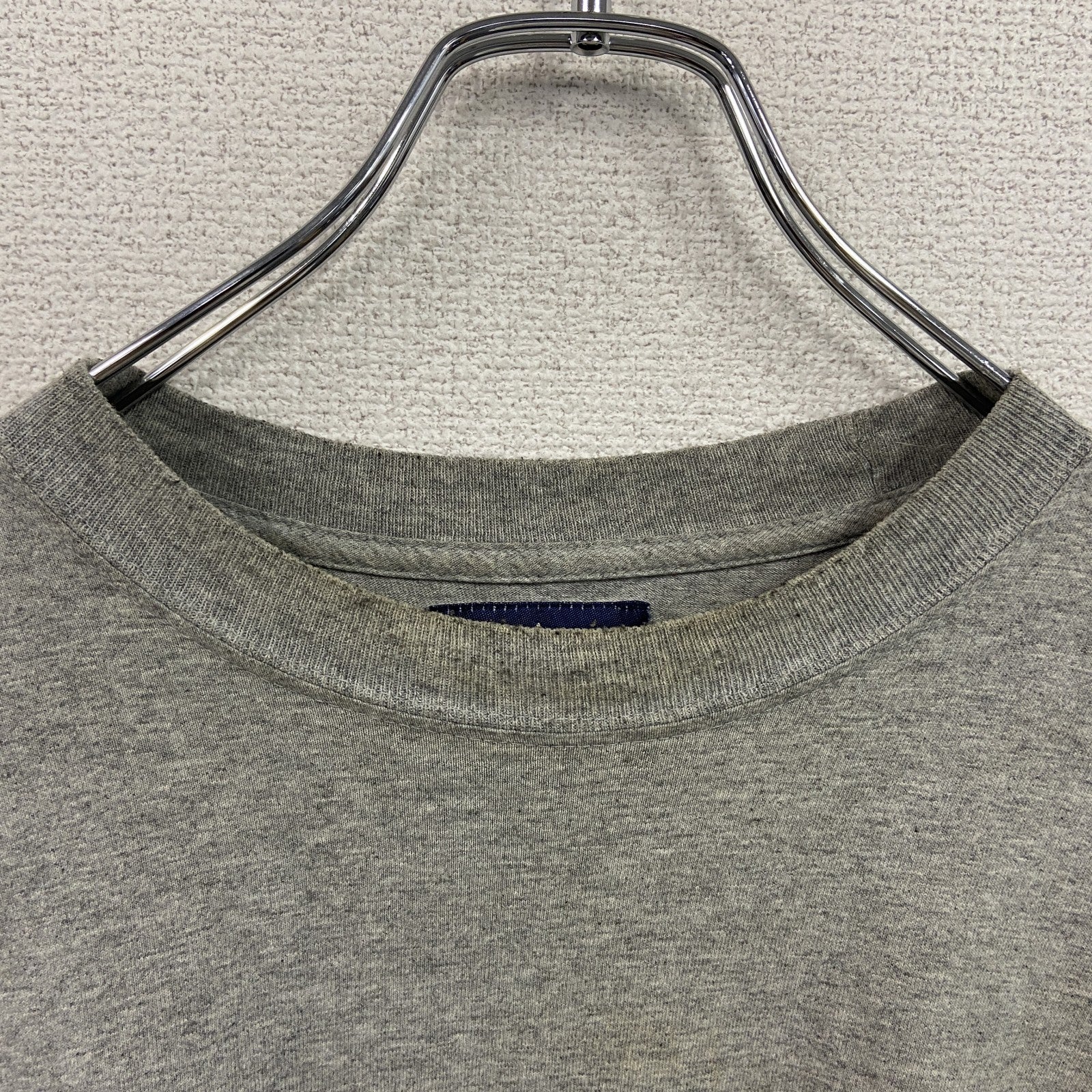MEOSHE　半袖プリントTシャツ　灰色　グレー　Lサイズ