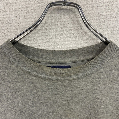 MEOSHE　半袖プリントTシャツ　灰色　グレー　Lサイズ