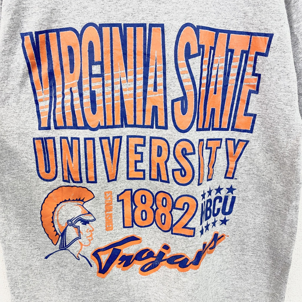 古着 used　Champion　チャンピオン　半袖カレッジプリントＴシャツ　バージニア州立大学　グレー　Mサイズ