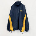 U.S.NAVY　RUNNING JACKET　ナイロンジャケット　ミリタリー　米軍　紺　ネイビー　Lサイズ