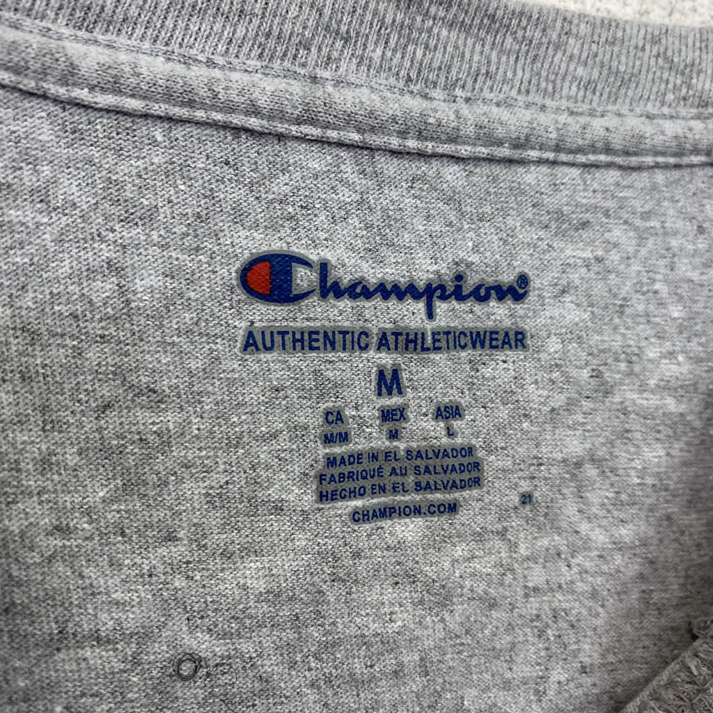 古着 used　Champion　チャンピオン　半袖カレッジプリントＴシャツ　バージニア州立大学　グレー　Mサイズ