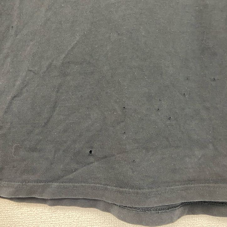 B&C　半袖プリントTシャツ　F.K.S.　英字プリント　黒　ブラック　2XLサイズ
