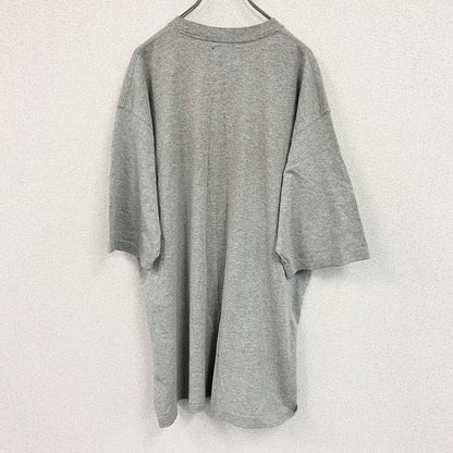 MEOSHE　半袖プリントTシャツ　灰色　グレー　Lサイズ