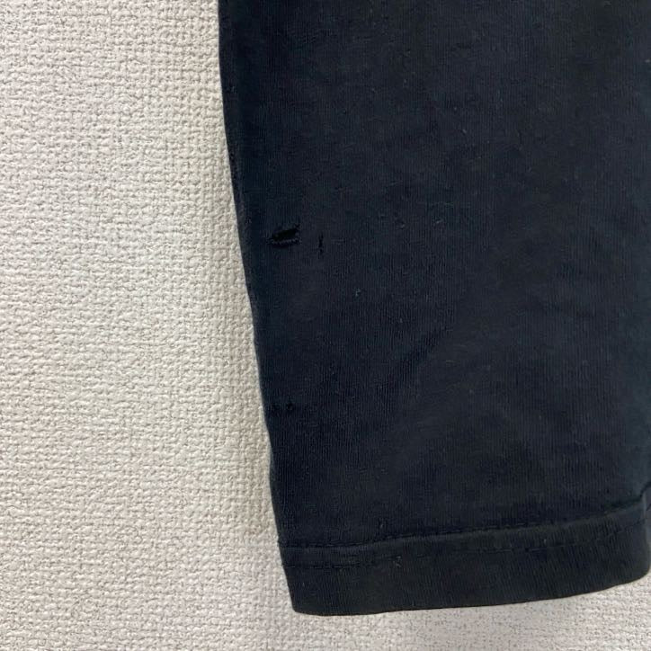 B&C　半袖プリントTシャツ　F.K.S.　英字プリント　黒　ブラック　2XLサイズ