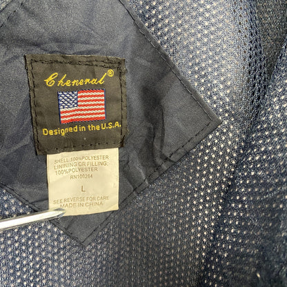 U.S.NAVY　RUNNING JACKET　ナイロンジャケット　ミリタリー　米軍　紺　ネイビー　Lサイズ
