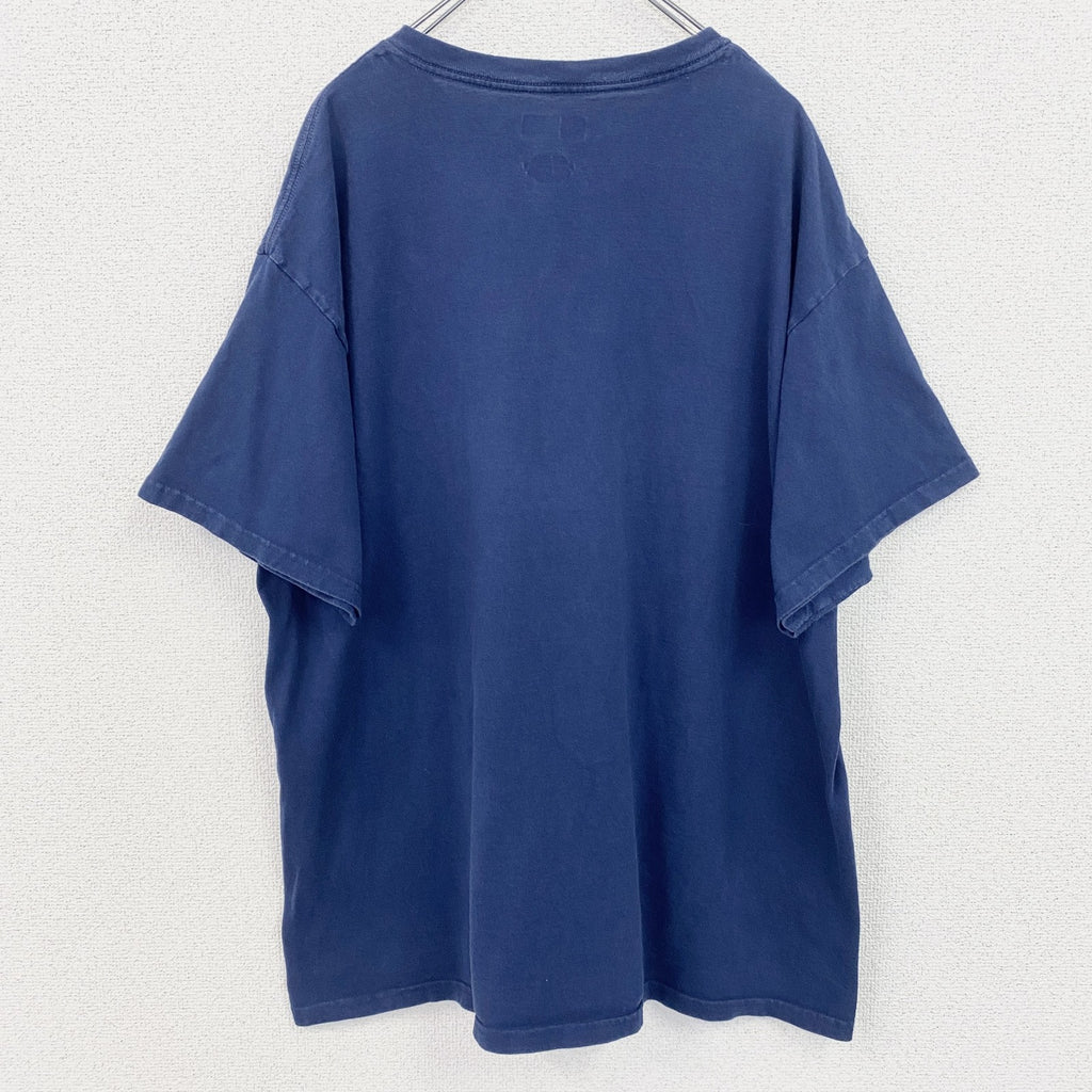 古着 used　NFL　半袖プリントTシャツ　シアトルホークス　フットボール　クルーネック　ネイビー　2XLサイズ