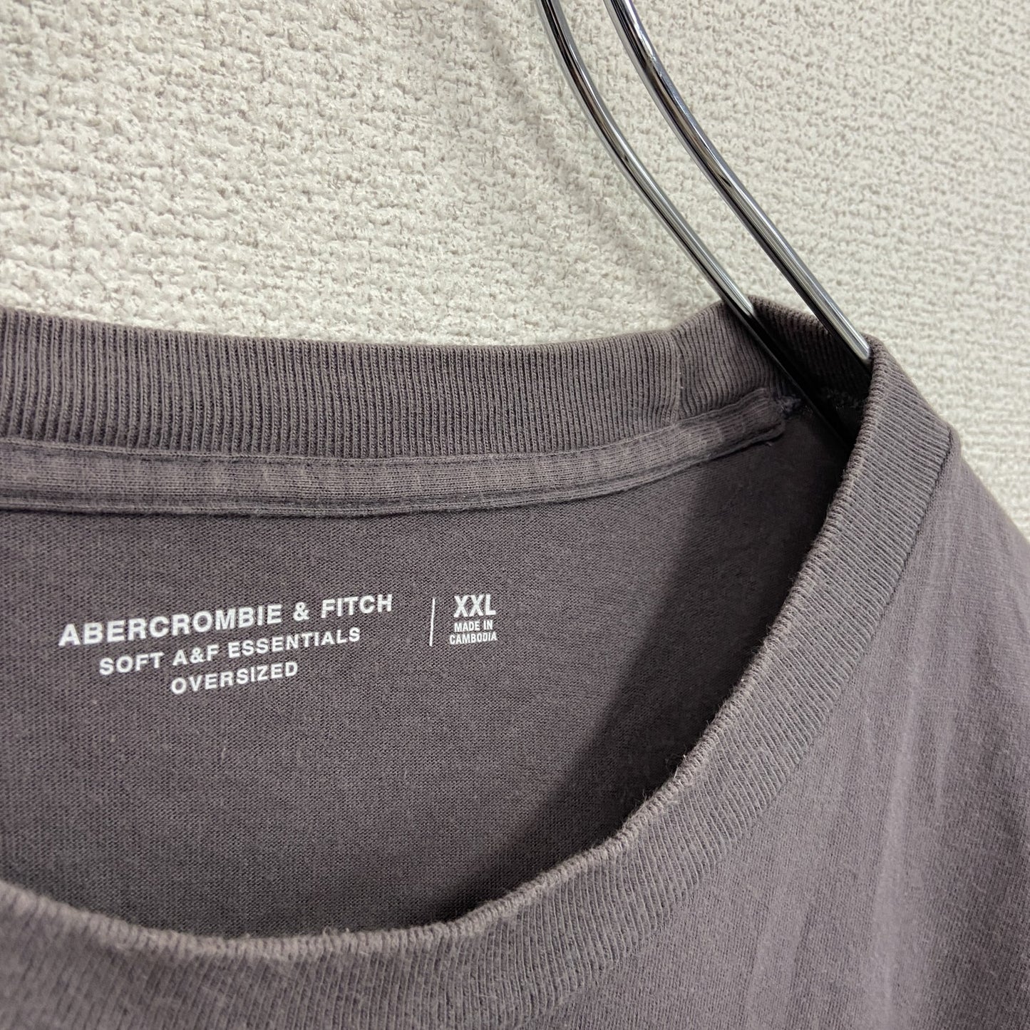 Abercrombie＆Fitch　アバクロンビー＆フィッチ　半袖プリントTシャツ　茶色　ブラウン　XXLサイズ