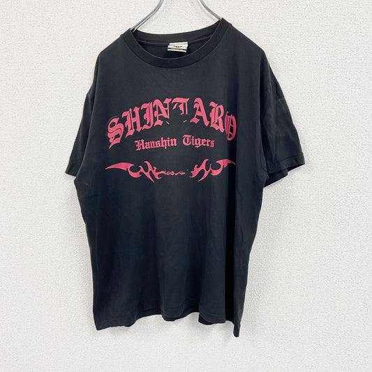 阪神タイガース　半袖応援Tシャツ　横田慎太郎　野球　黒　ブラック