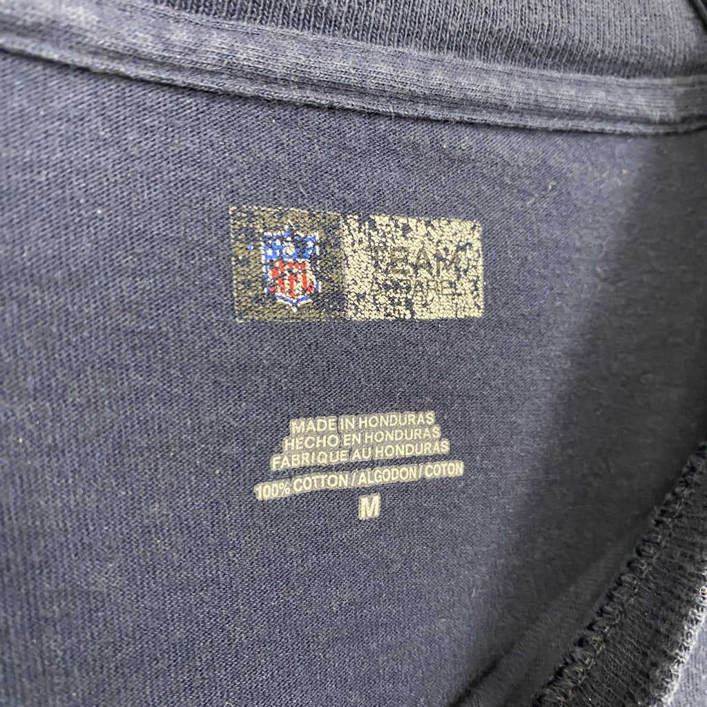 古着 used　NFL　半袖プリントＴシャツ　シカゴベアーズ　フットボール　クルーネック　ネイビー　紺　Mサイズ