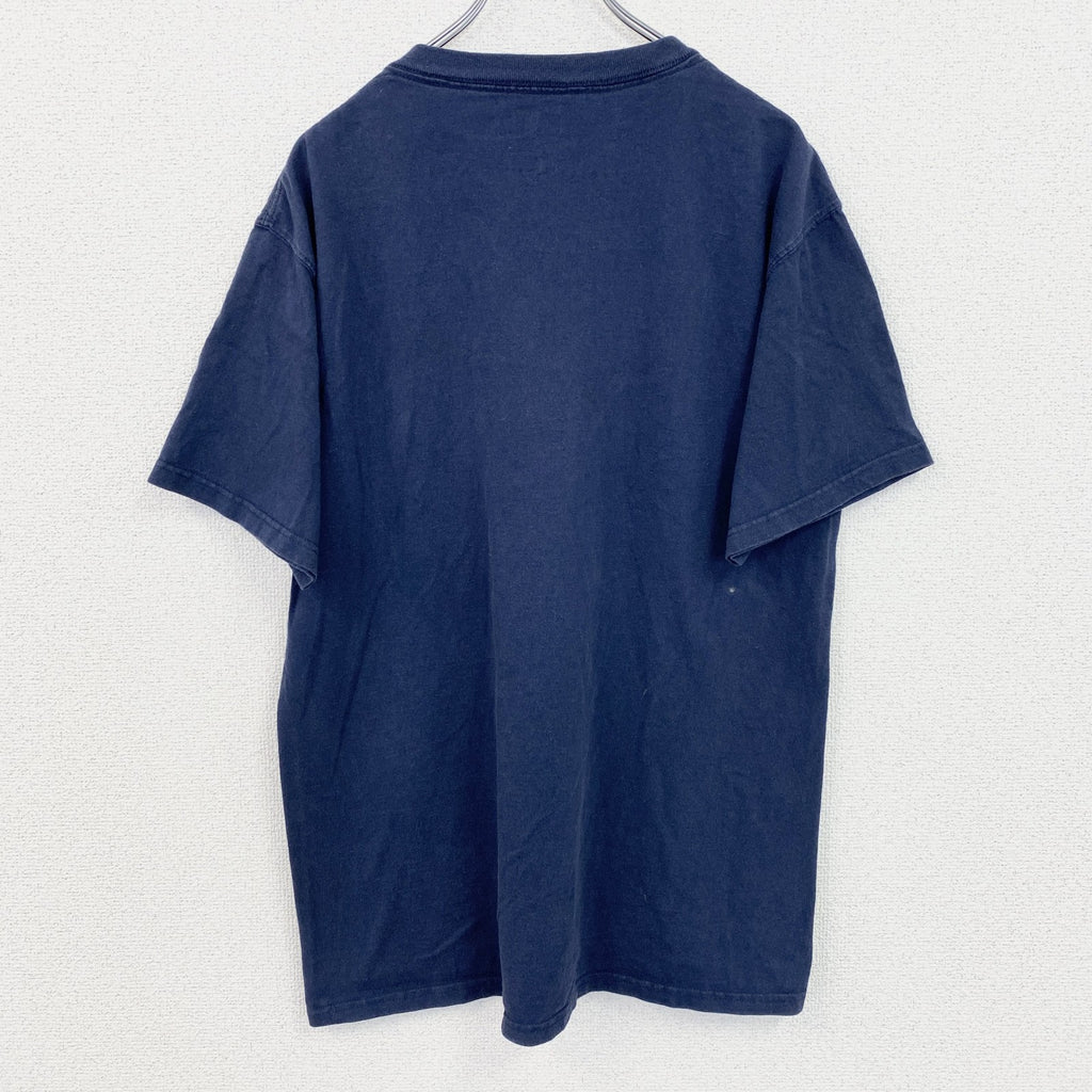 古着 used　NFL　半袖プリントＴシャツ　シカゴベアーズ　フットボール　クルーネック　ネイビー　紺　Mサイズ