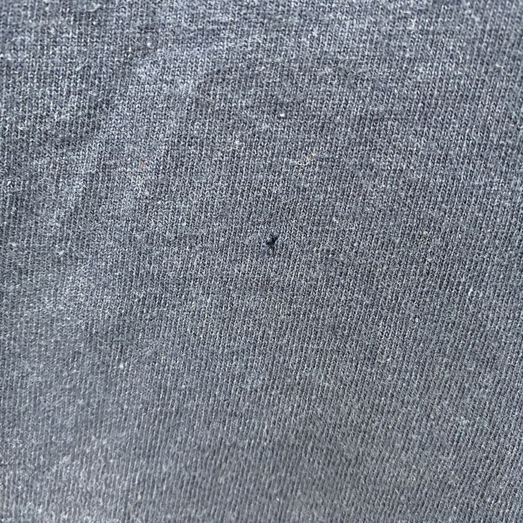 古着 used　adidas　アディダス　半袖プリントTシャツ　ミシガン　BIG HOUSE　フットボール　ネイビー　Mサイズ