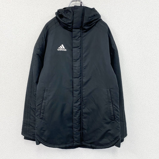 adidas　アディダス　CONDIVO18スタジアムパーカー　ベンチコート　中綿入り　黒　ブラック　Mサイズ
