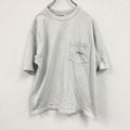CAHLUMN　半袖Tシャツ　胸ポケット　霜降りグレー
