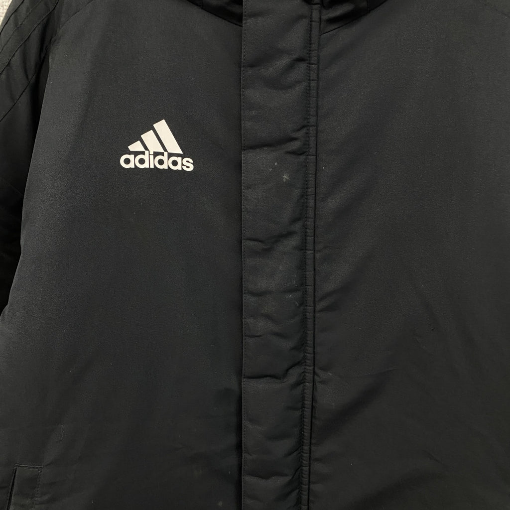 adidas　アディダス　CONDIVO18スタジアムパーカー　ベンチコート　中綿入り　黒　ブラック　Mサイズ