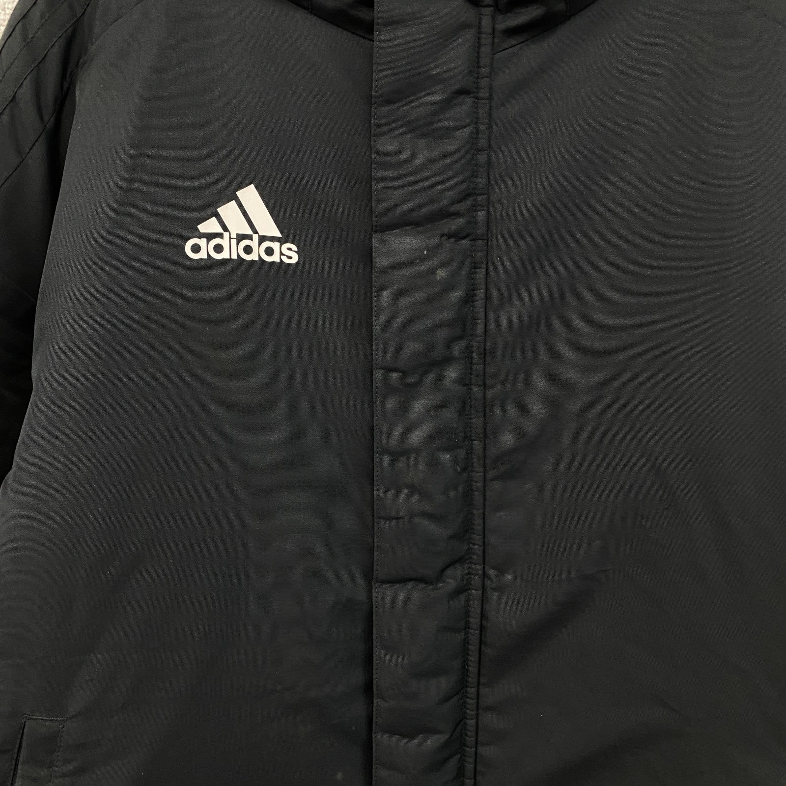 adidas　アディダス　CONDIVO18スタジアムパーカー　ベンチコート　中綿入り　黒　ブラック　Mサイズ