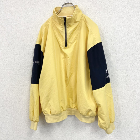 CUTTER&BUCK　ハーフジッププルオーバージャケット　黄色　イエロー　Lサイズ