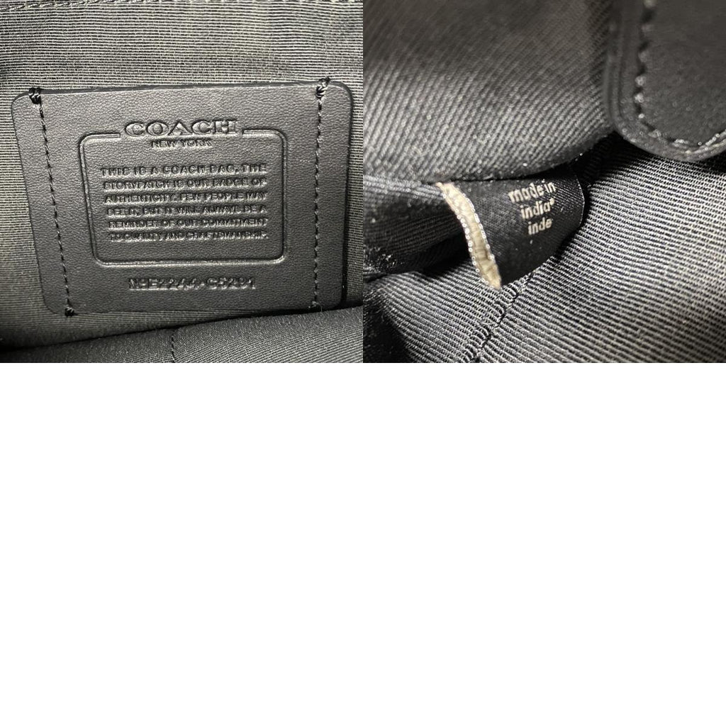 COACH　コーチ　C5291　トンプソンクロスボディショルダーバッグ　シグネチャー　紺　ネイビー