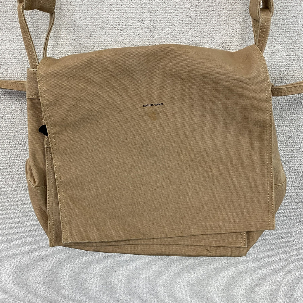 須田帆布　スダハンプ　キャンバスショルダーバッグ　生成り　ベージュ