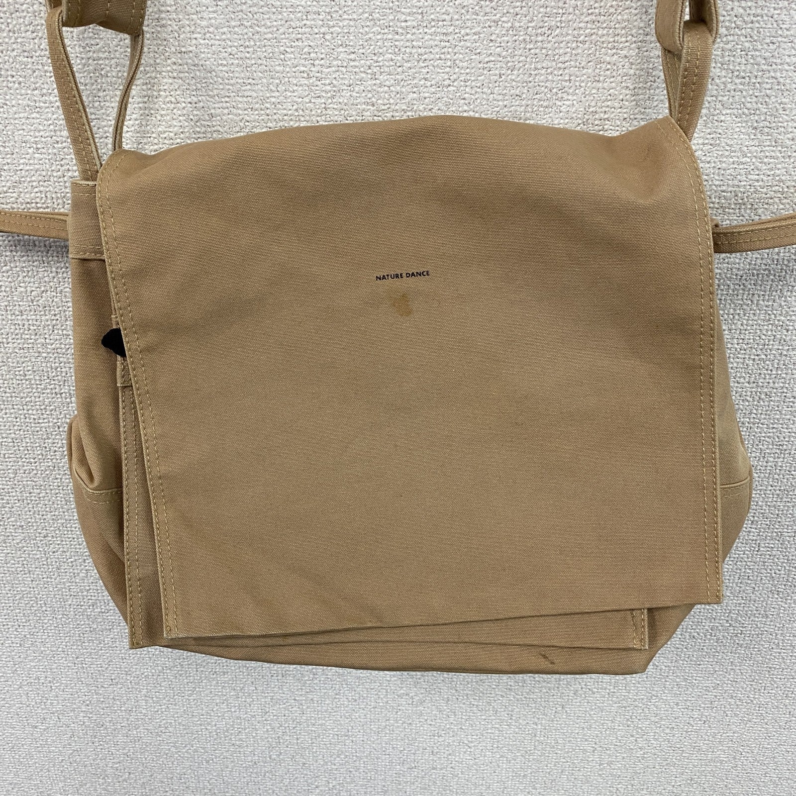 須田帆布　スダハンプ　キャンバスショルダーバッグ　生成り　ベージュ