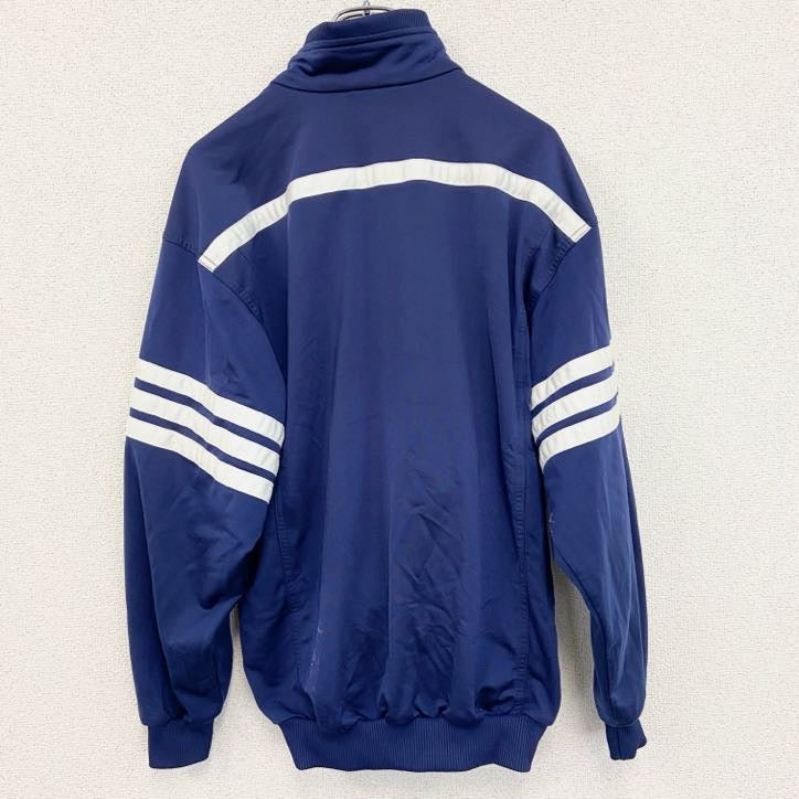 古着 used　90s　adidas　アディダス　長袖トラックジャケット　ジャージ　ワンポイント　刺繍ロゴ　Lサイズ