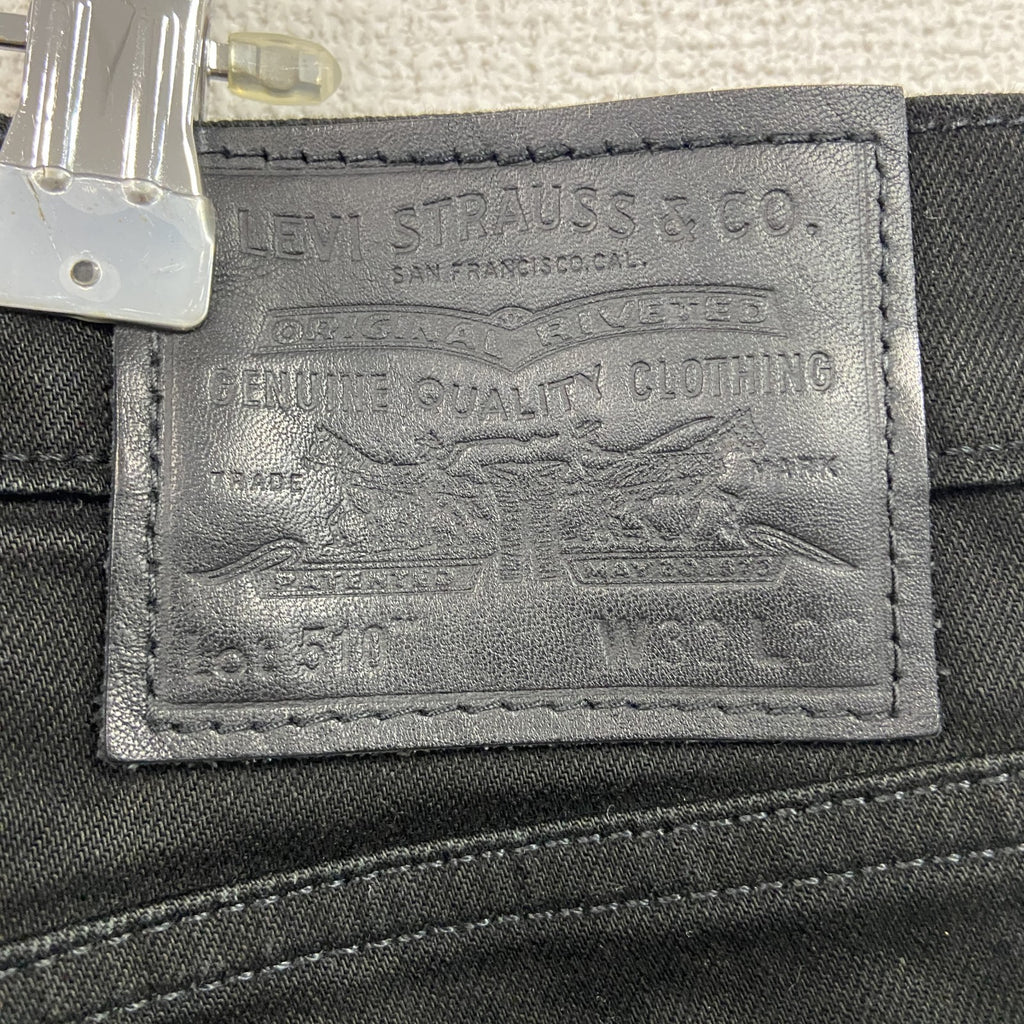 Levi's　リーバイス　デニムパンツ/ジーンズ　ジップフライ　黒　ブラック　W32サイズ