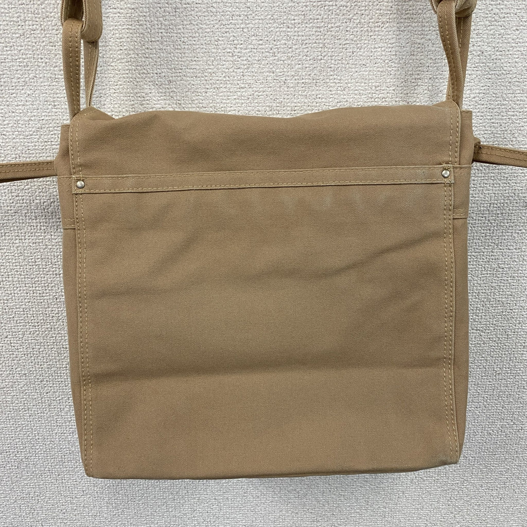 須田帆布　スダハンプ　キャンバスショルダーバッグ　生成り　ベージュ