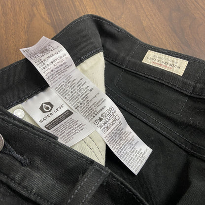 Levi's　リーバイス　デニムパンツ/ジーンズ　ジップフライ　黒　ブラック　W32サイズ