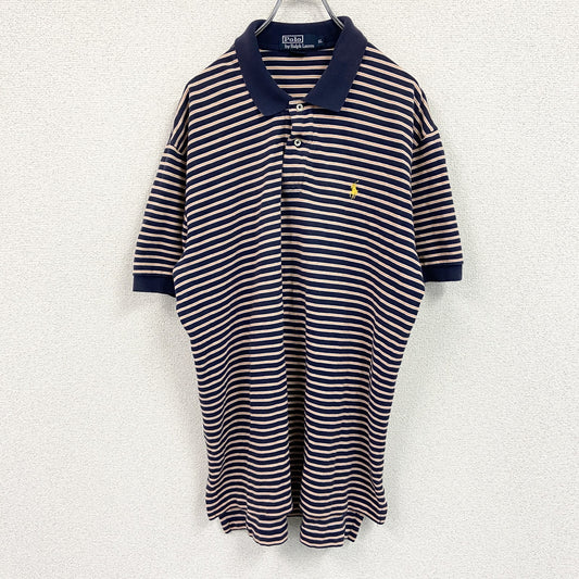 Polo by Ralph Lauren　ポロバイラルフローレン　半袖ポロシャツ　ボーダー柄　マルチカラー　XLサイズ