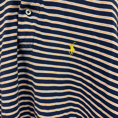 Polo by Ralph Lauren　ポロバイラルフローレン　半袖ポロシャツ　ボーダー柄　マルチカラー　XLサイズ