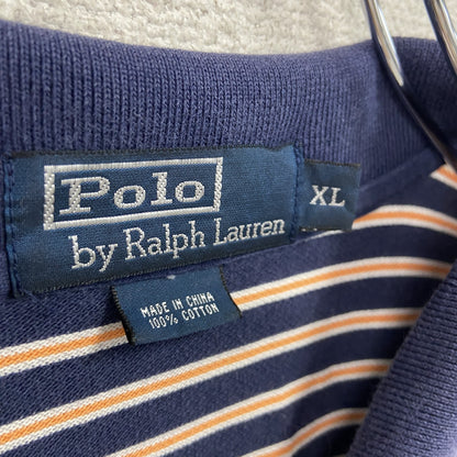 Polo by Ralph Lauren　ポロバイラルフローレン　半袖ポロシャツ　ボーダー柄　マルチカラー　XLサイズ