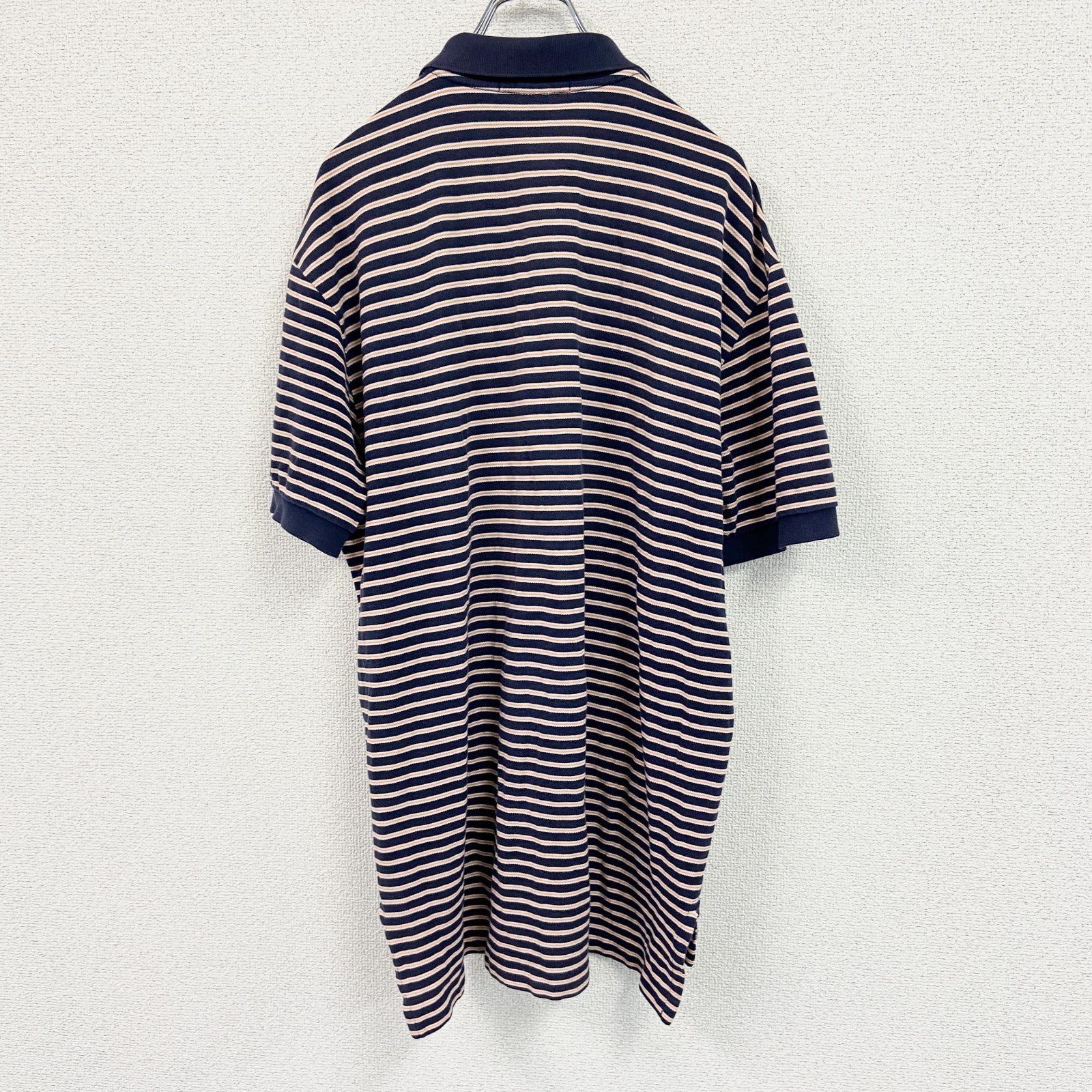 Polo by Ralph Lauren　ポロバイラルフローレン　半袖ポロシャツ　ボーダー柄　マルチカラー　XLサイズ