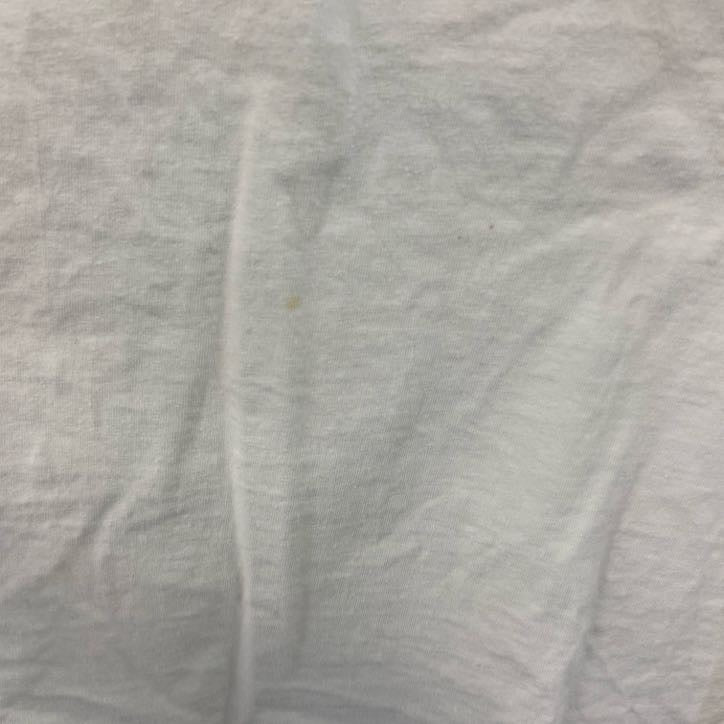 古着 used　Adidas　アディダス　半袖カレッジプリントTシャツ　クルーネック　カソリックセントラル　ホワイト　XLサイズ