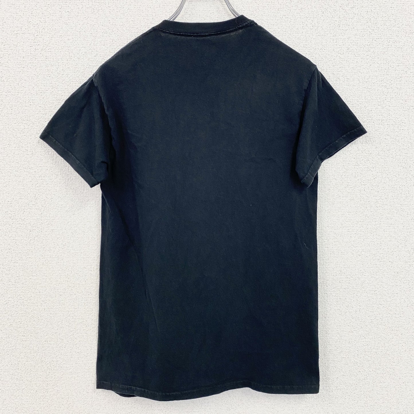 古着 used　NARUTO　ナルト疾風伝　カカシ　半袖アニメプリントＴシャツ　キャラクターデザイン　黒　ブラック　Sサイズ